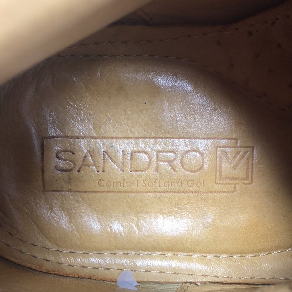 Sandro Comfort Soft and Gel Buttery Soft Chocolate Leather Chukka Boots - Picture 8 of 13